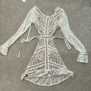 For Love and Lemons lace mini dress